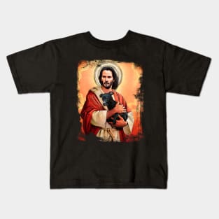 Jesus John Wick Parody Saint Kids T-Shirt